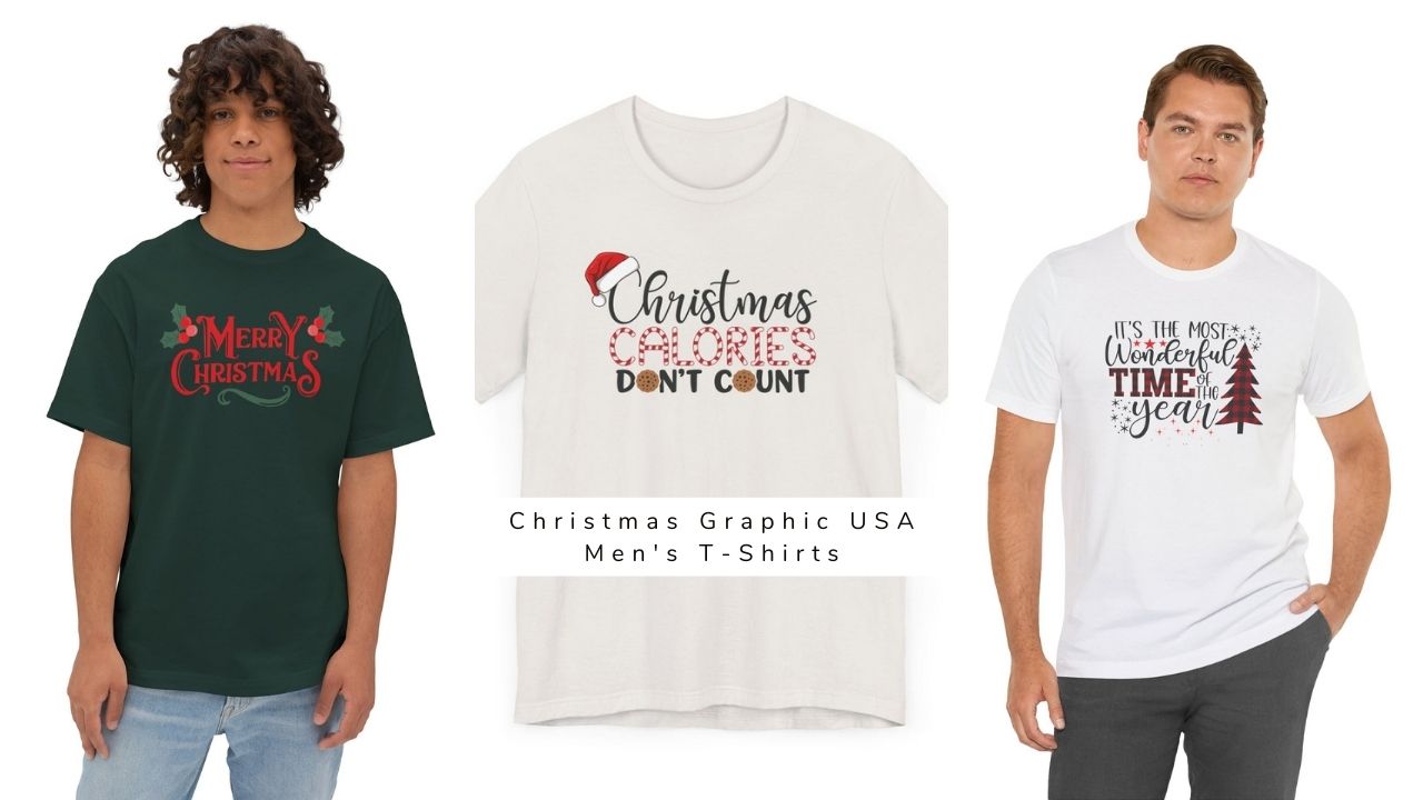 Top 5 Graphic USA Men's T-Shirts to Gift This Christmas | T&L Apparel Store