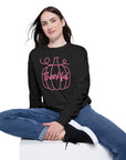 Pink Thankful - Women's Drop Shoulder Sweatshirt