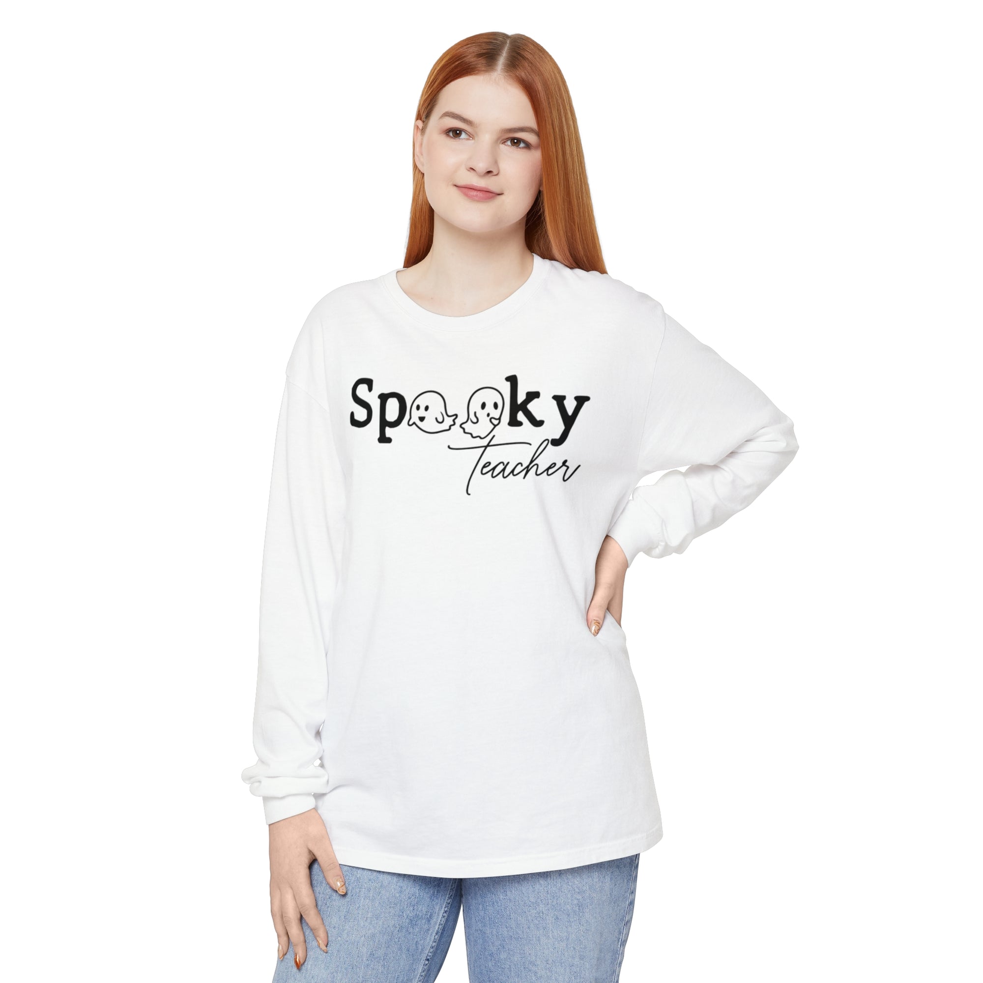 Spooky Teacher Unisex Long Sleeve T-Shirt