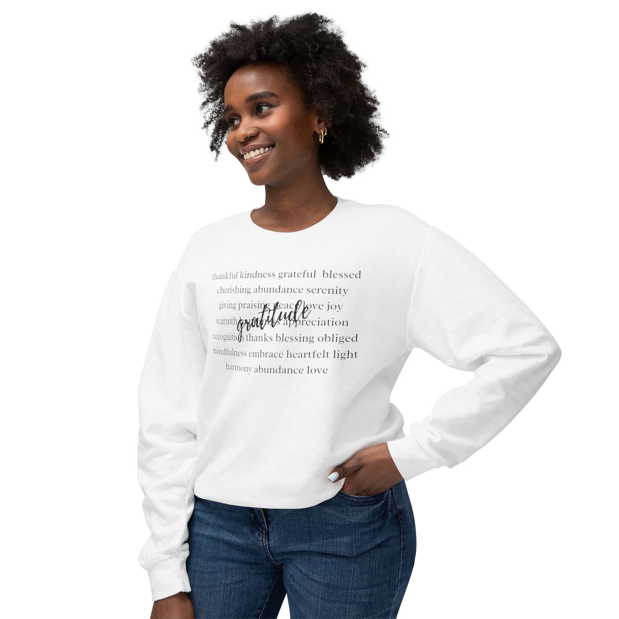 Gratitude Lightweight Sweatshirt