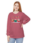 Long Sleeve T-Shirt Christmas Cheers Coffee Time Unisex