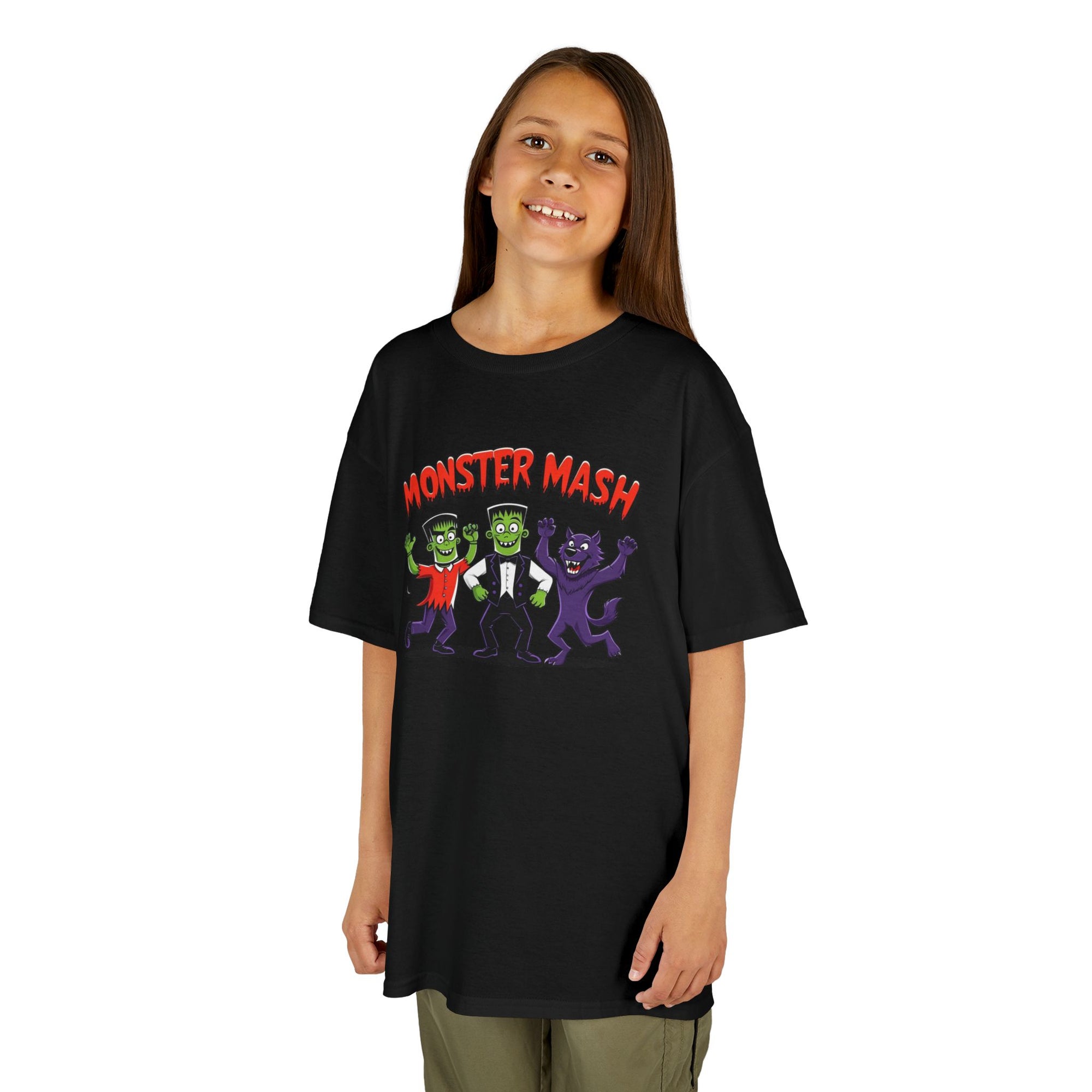 Kids Monster Mash Tee | Halloween Shirt, Boys Girls Tee, Fun Costume Shirt, Trick-or-Treat Apparel, Spooky Season T-shirt
