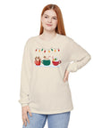 Long Sleeve T-Shirt Christmas Cheers Coffee Time Unisex