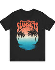 CHASING SUNSET Women's Relaxed Short Sleeve Tee - T&L Apparel Store