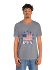 USA Men's Jersey Short Sleeve Tee Shirt - T&L Apparel Store