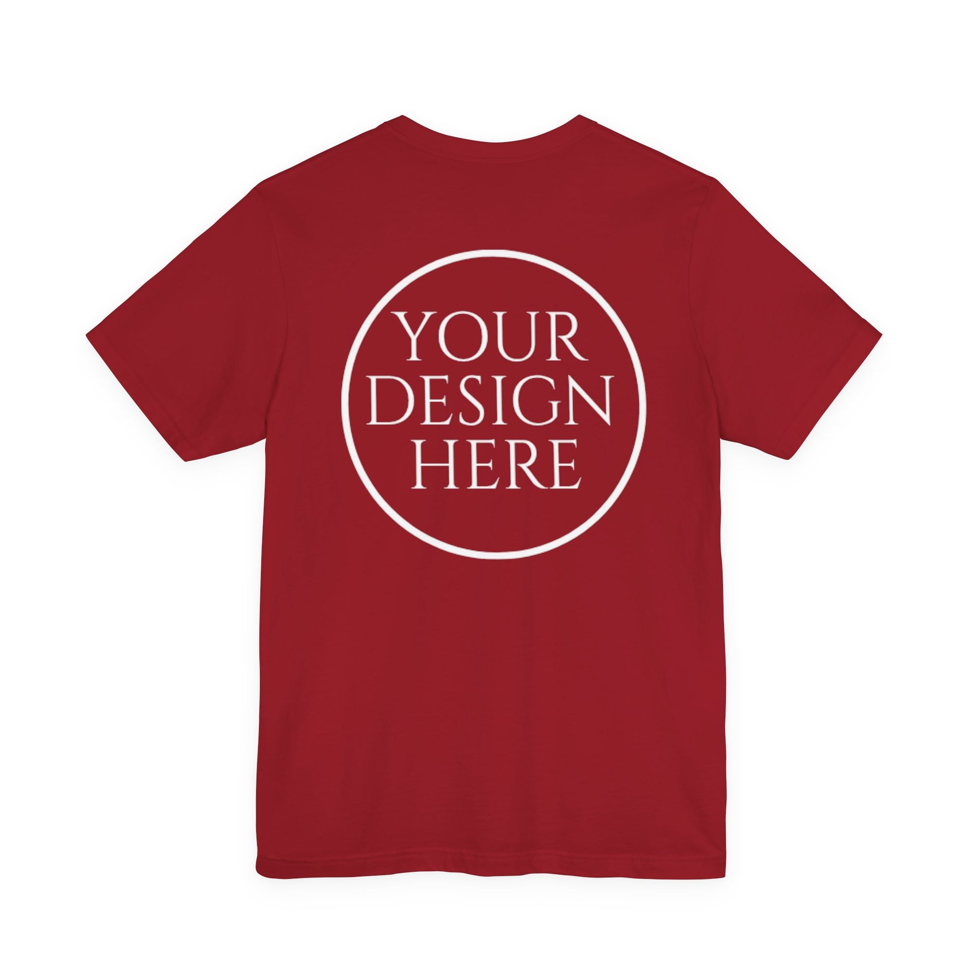 Custom Bella + Canvas 3001 Jersey Tee – Personalized Modern Style &amp; Comfort