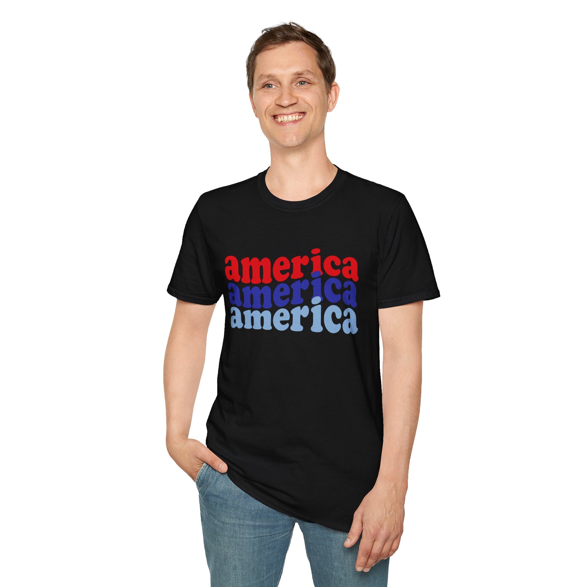 AMERICA AMERICA Women&#39;s Softstyle T-Shirt