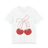 Funny Valentine Bow Women's Graphic Tee White T-Shirt