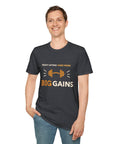 BIG GAINS Men's Softstyle T-Shirt - T&L Apparel Store