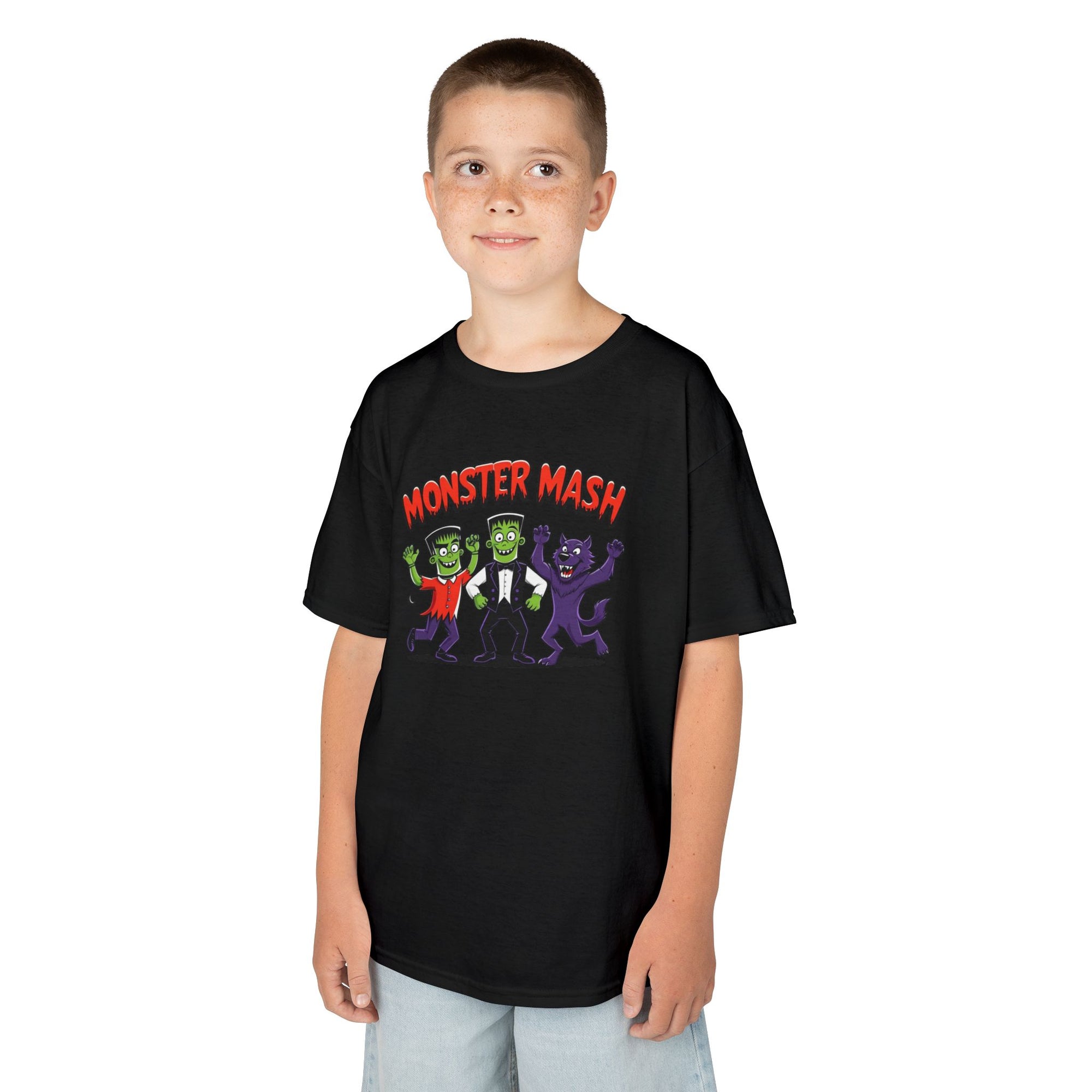 Kids Monster Mash Tee | Halloween Shirt, Boys Girls Tee, Fun Costume Shirt, Trick-or-Treat Apparel, Spooky Season T-shirt