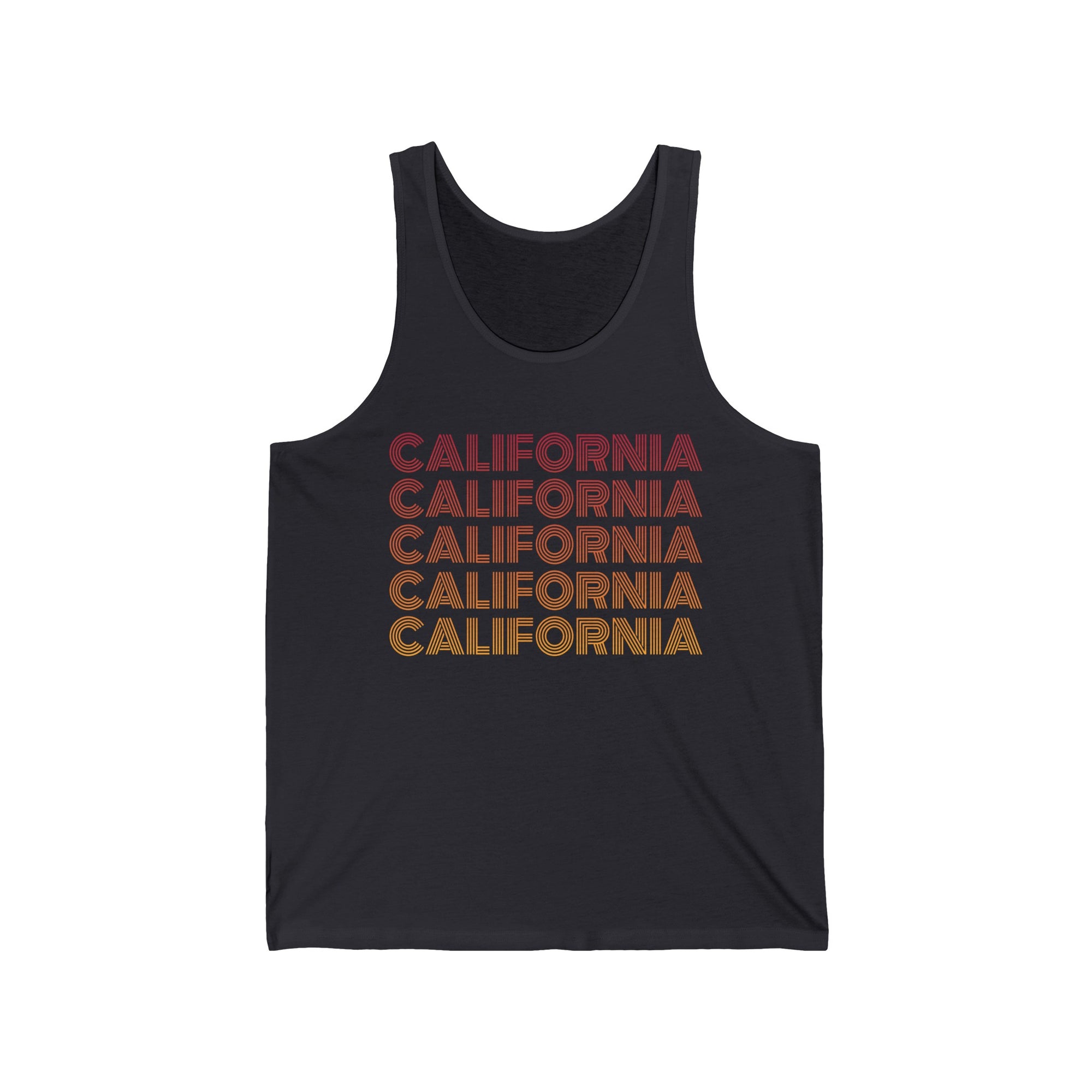 CALIFORNIA Men's Jersey Tank - T&L Apparel Store