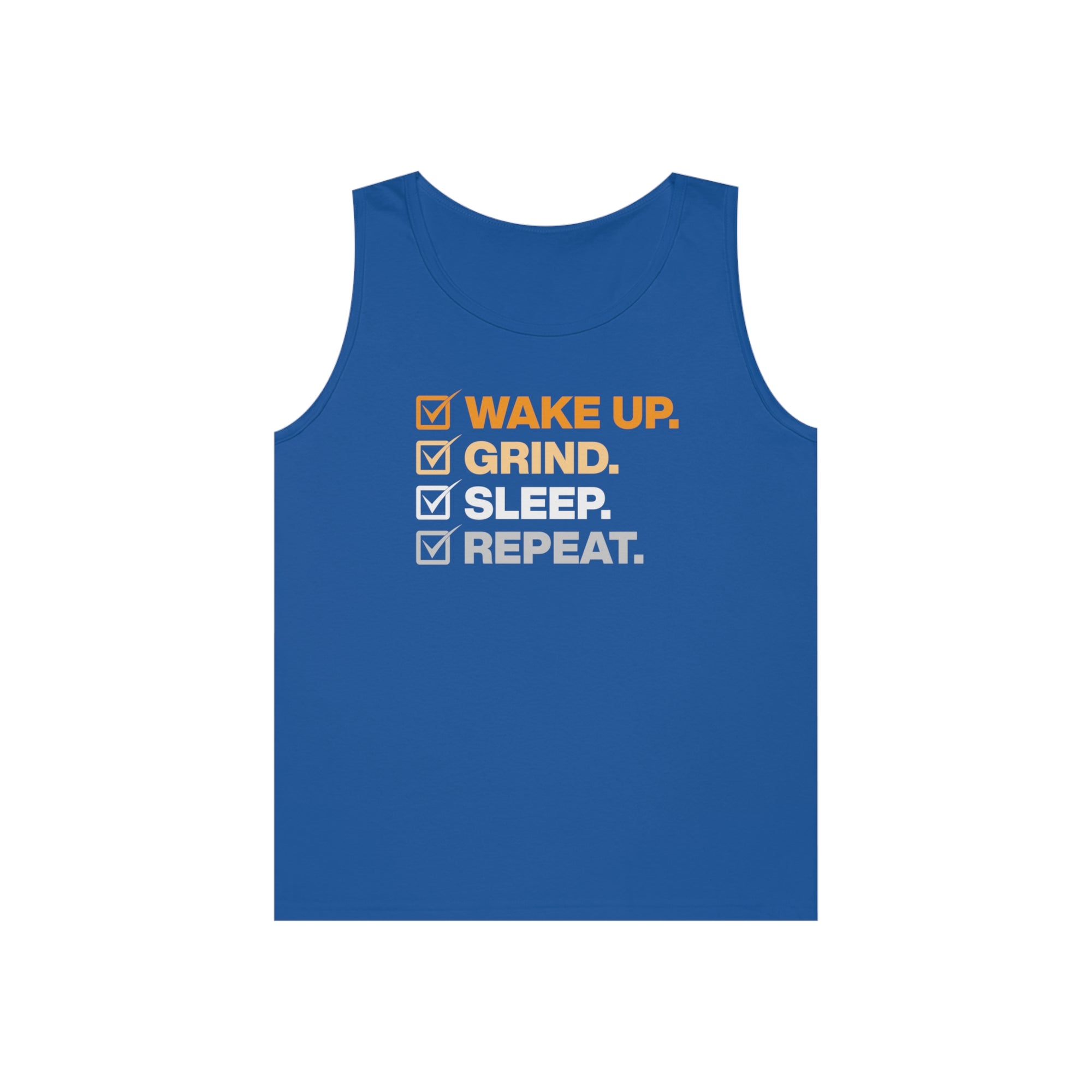 WAKE UP GRIND REPEAT Men's Tank Top - T&L Apparel Store