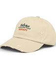 Nature Is Cheaper Than Therapy — Distressed Hiking Cap