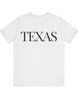 TEXAS Women's Relax Short Sleeve Tee - T&L Apparel Store