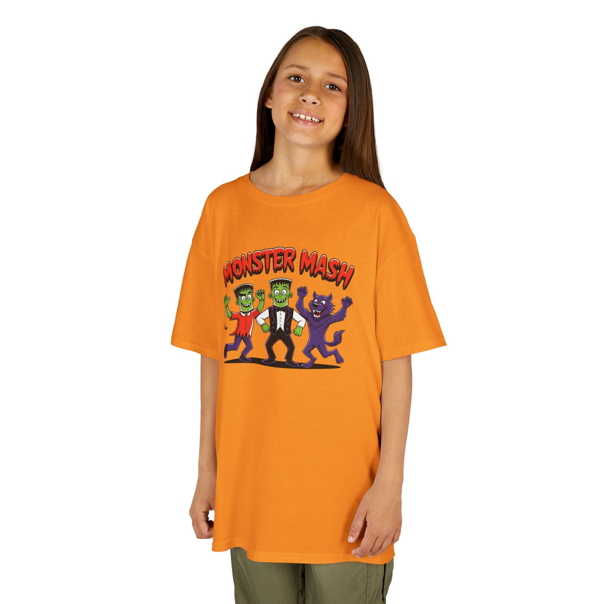 Kids Monster Mash Tee | Halloween Shirt, Boys Girls Tee, Fun Costume Shirt, Trick-or-Treat Apparel, Spooky Season T-shirt