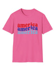 AMERICA AMERICA Women's Softstyle T-Shirt - T&L Apparel Store