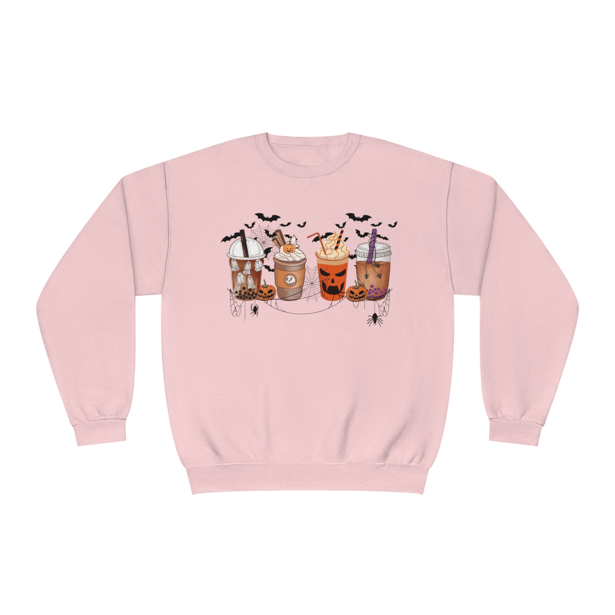 Halloween Coffee Time - Unisex NuBlend® Crewneck Sweatshirt - T&L Apparel Store