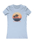 Light blue t-shirt with a tropical graphic and 'Summer Vibe' text on a white background