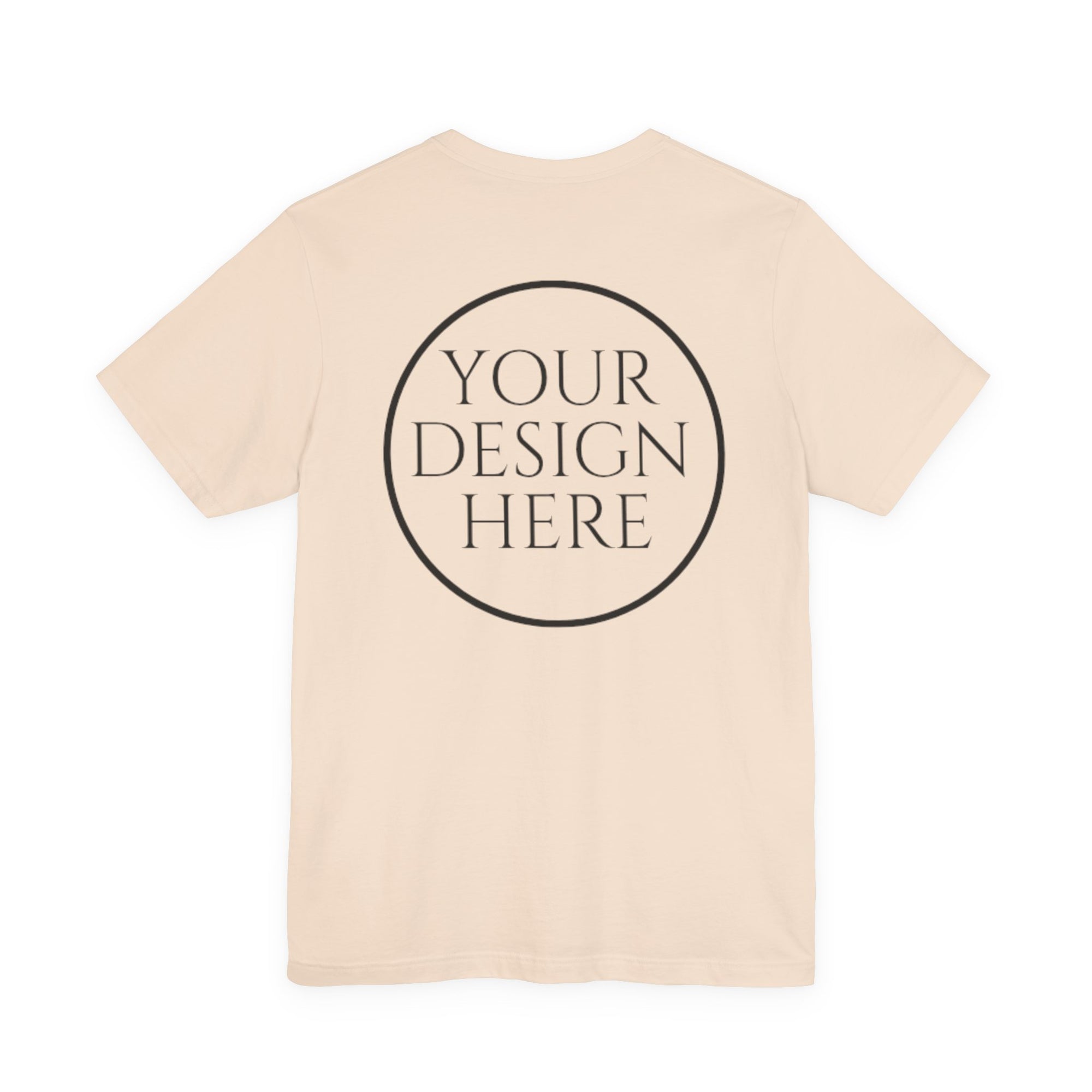 Custom Bella + Canvas 3001 Jersey Tee – Personalized Modern Style &amp; Comfort