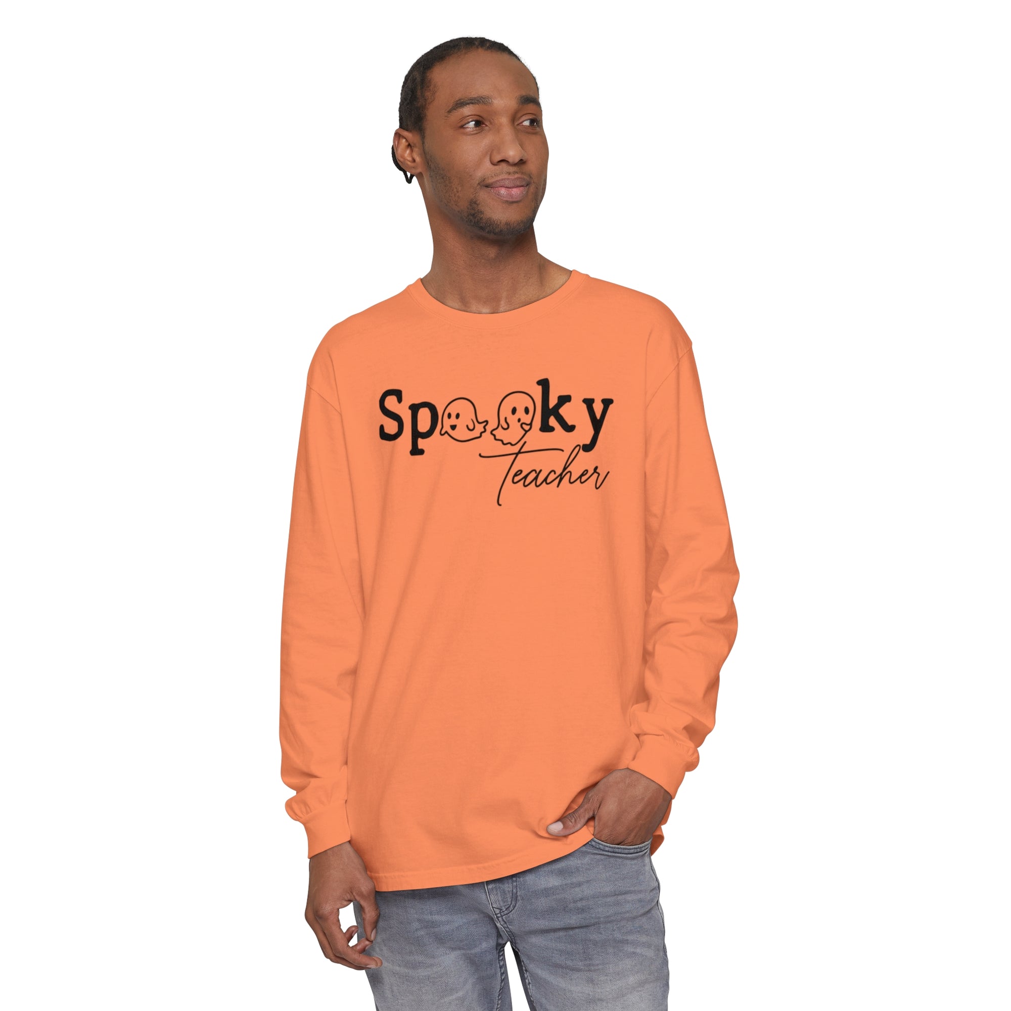 Spooky Teacher Unisex Long Sleeve T-Shirt