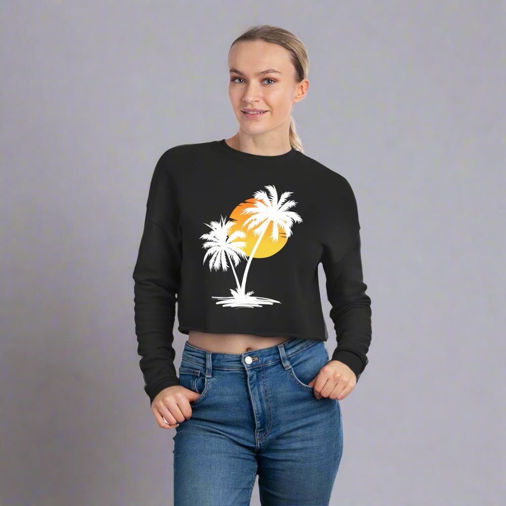RELAX Women&#39;s Cropped Sweatshirt Sweatshirt