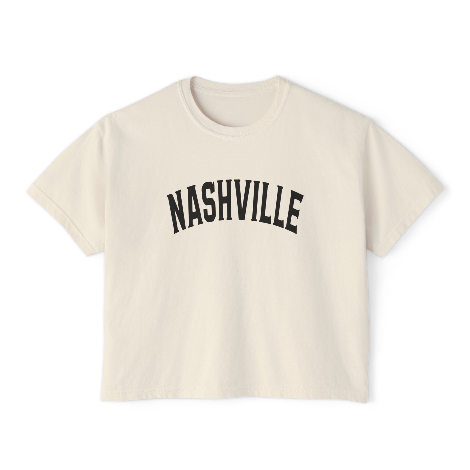 NASHVILLE Women&#39;s Boxy Tee - T&amp;L Apparel Store