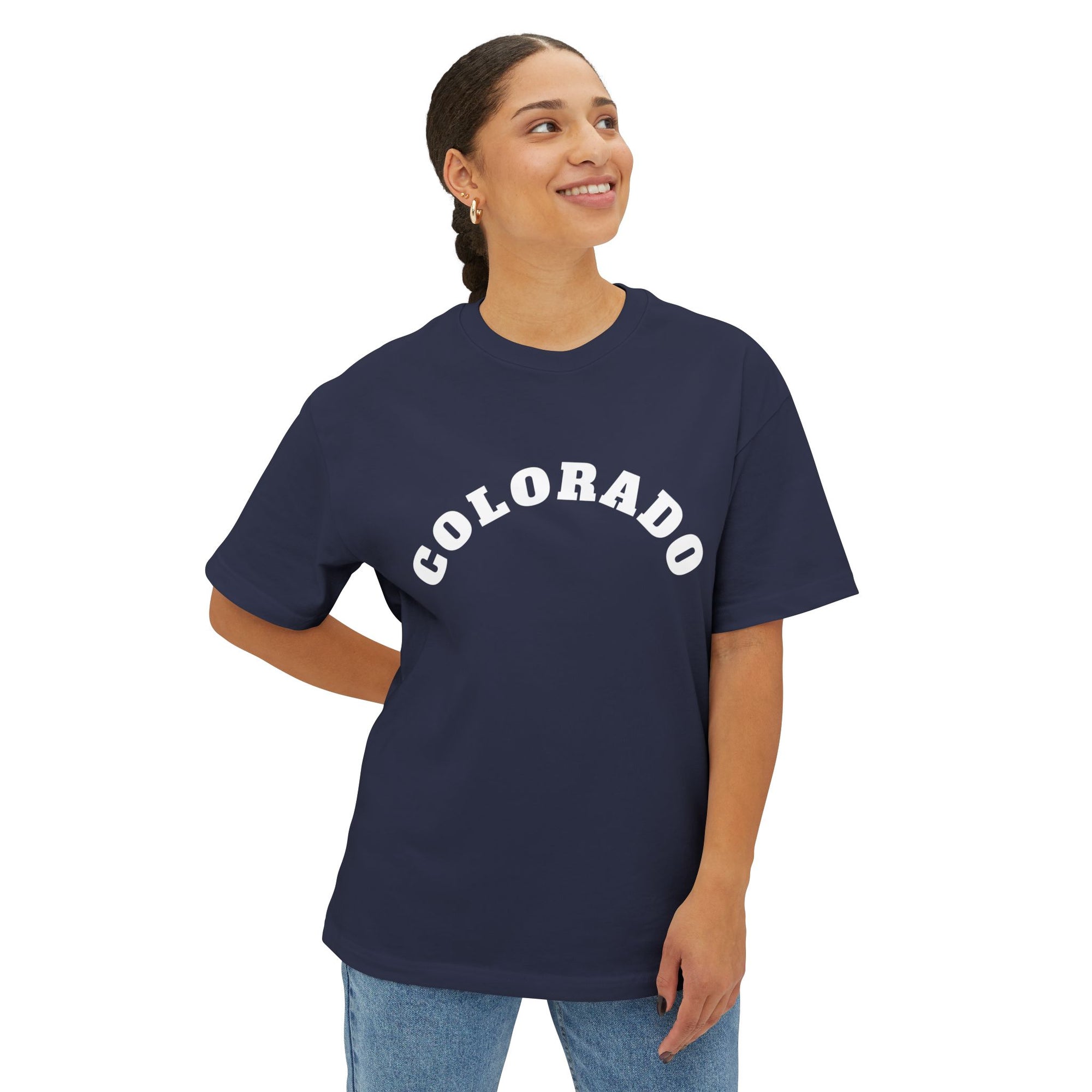 COLORADO Women&#39;s Oversized Boxy Tee - T&amp;L Apparel Store