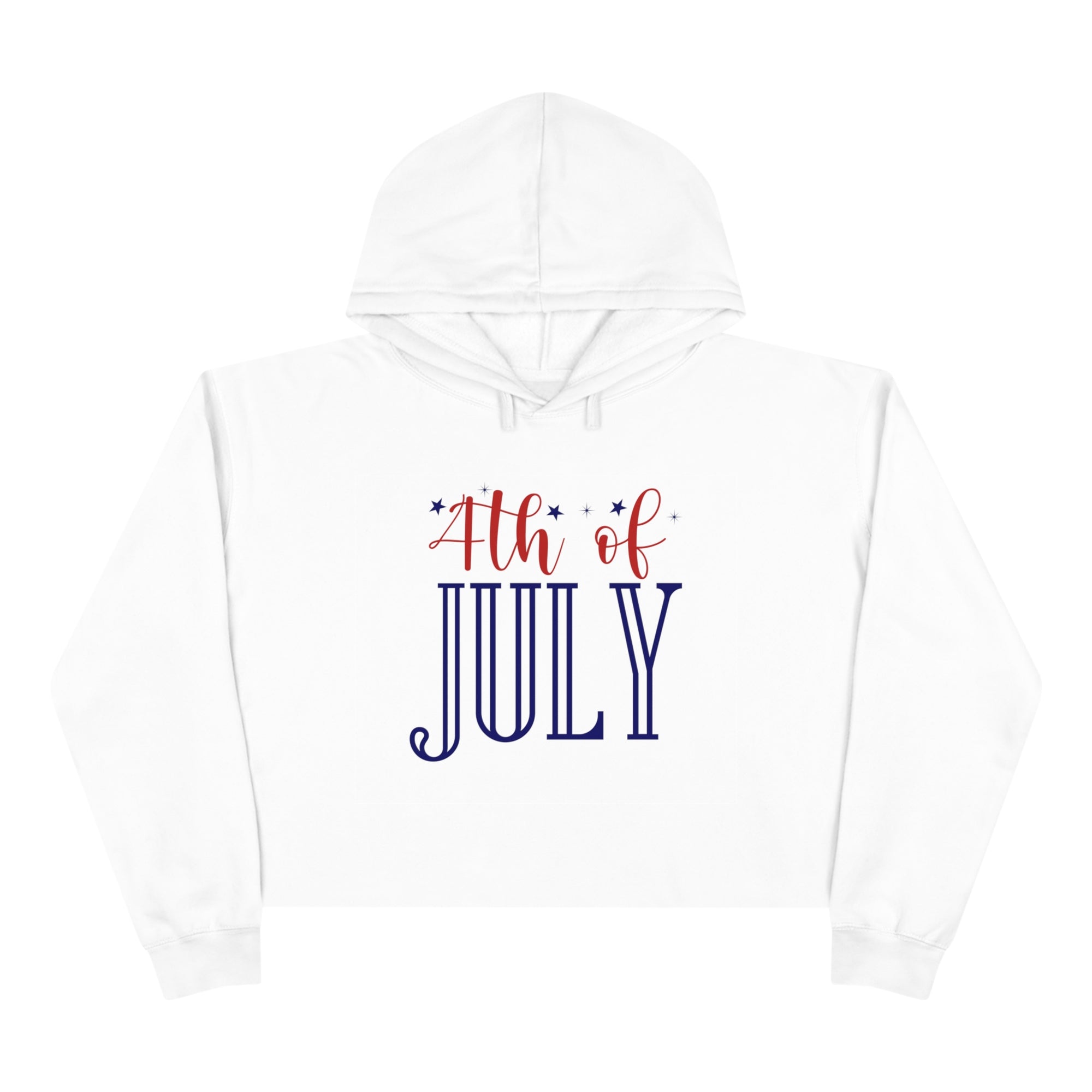 4TH OF JULY Womens Crop Hoodie - T&L Apparel Store