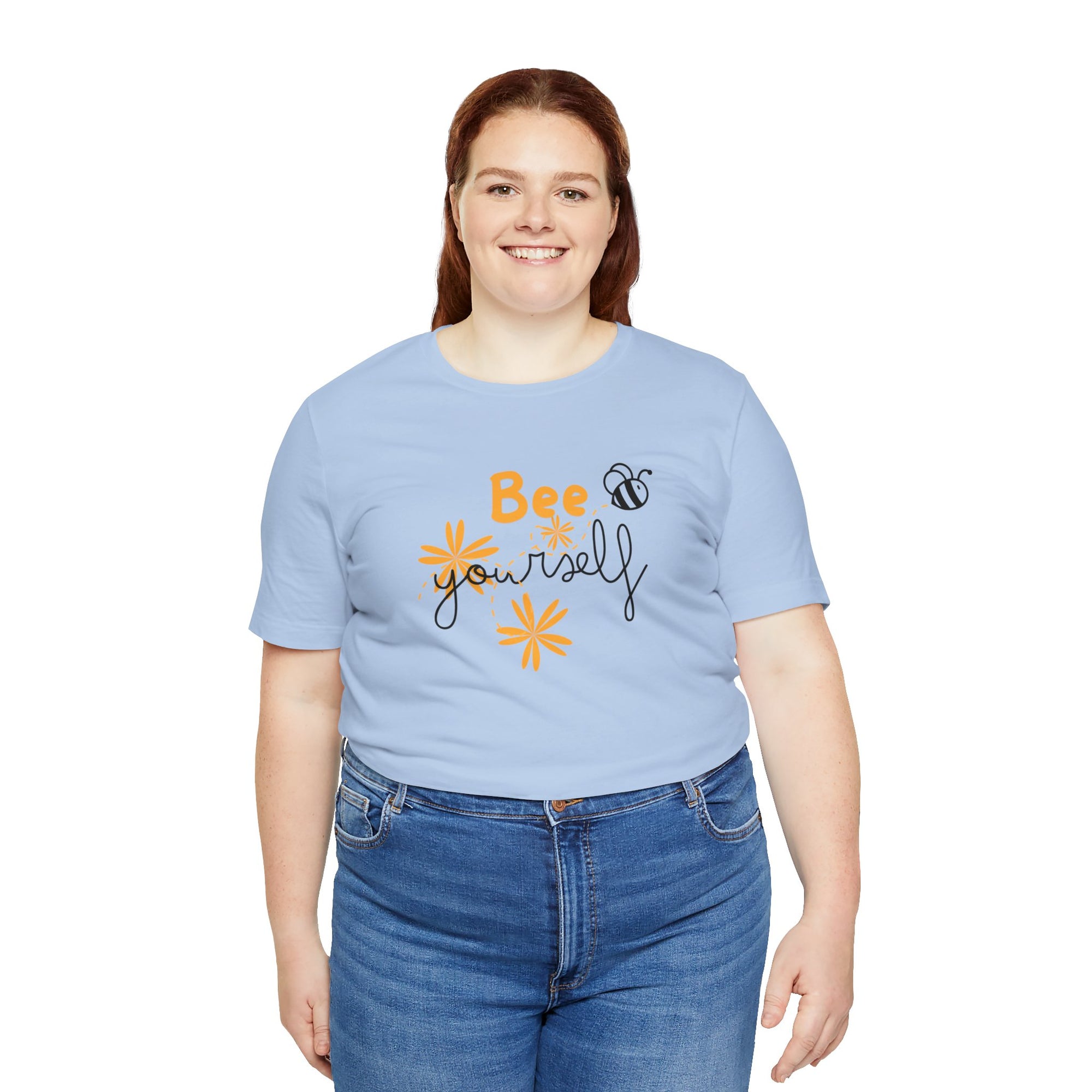 BEE YOURSELF Women&#39;s Relax Fit Short Sleeve Tee - T&amp;L Apparel Store