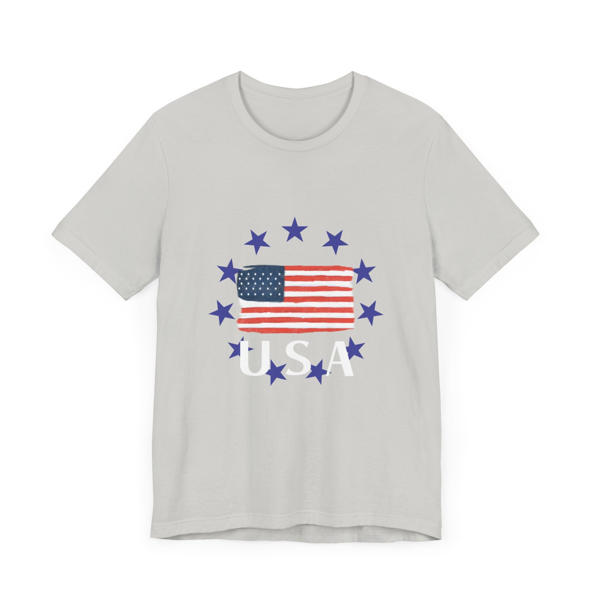 USA Men&#39;s Jersey Short Sleeve Tee Shirt - T&amp;L Apparel Store