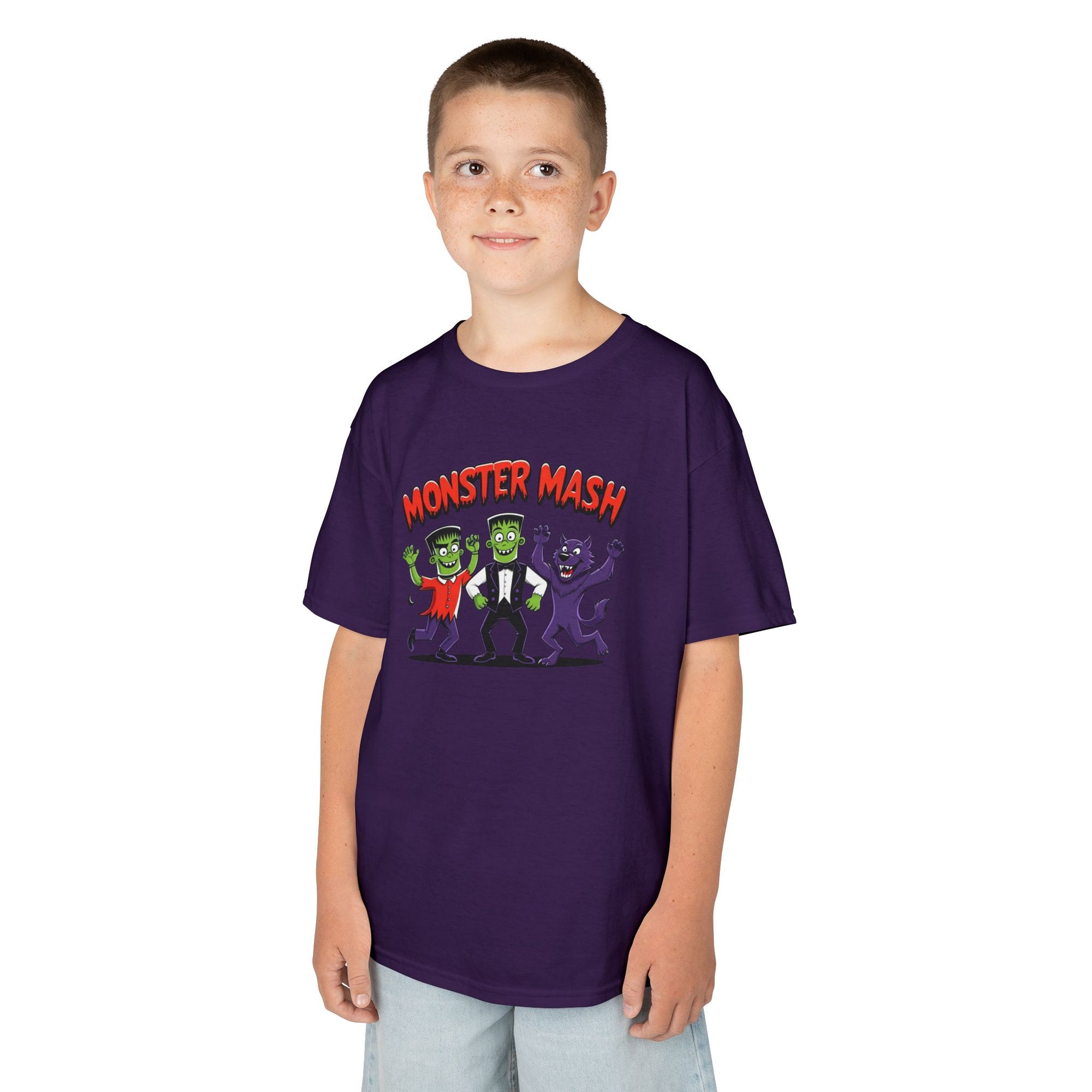 Kids Monster Mash Tee | Halloween Shirt, Boys Girls Tee, Fun Costume Shirt, Trick-or-Treat Apparel, Spooky Season T-shirt