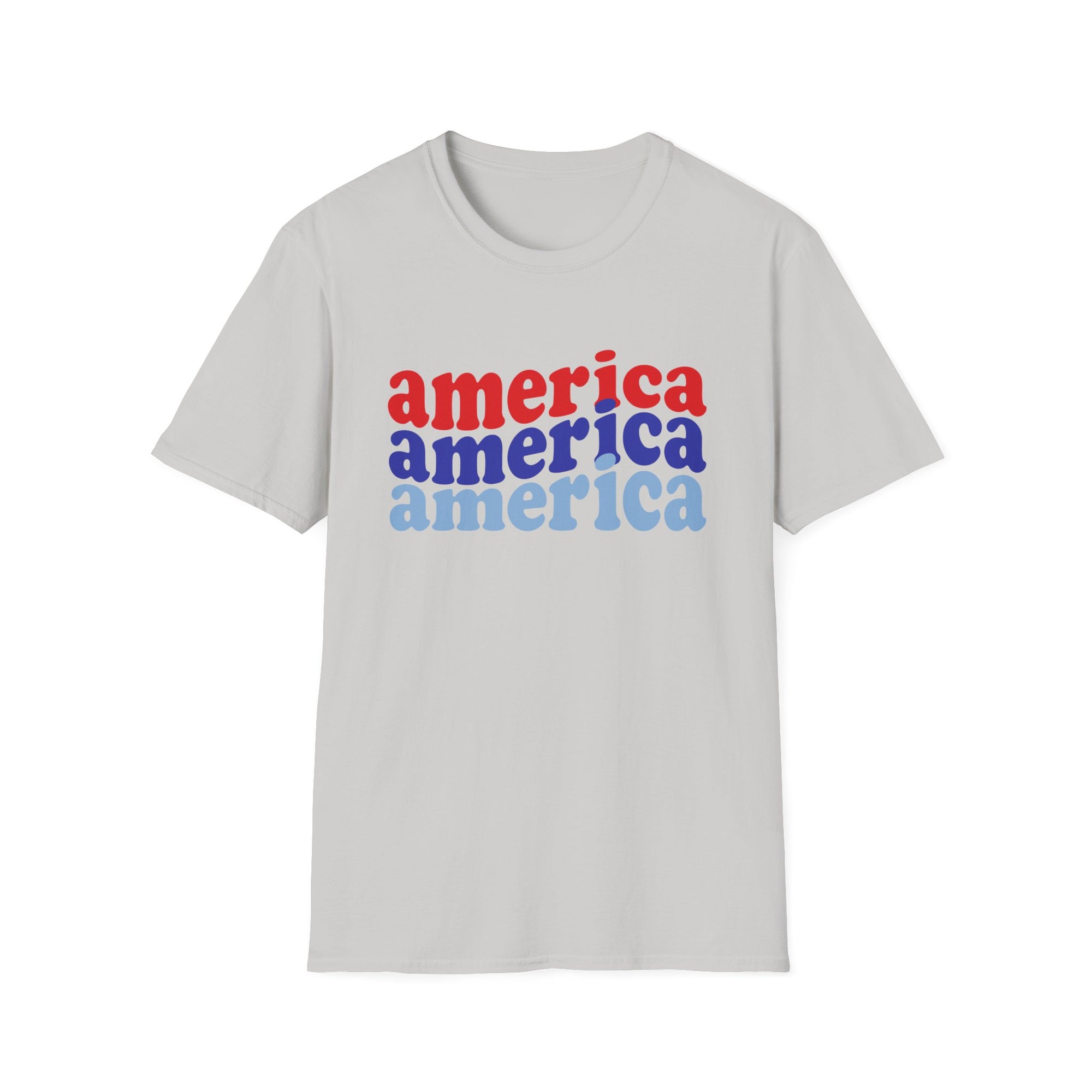 AMERICA AMERICA Women&#39;s Softstyle T-Shirt - T&amp;L Apparel Store