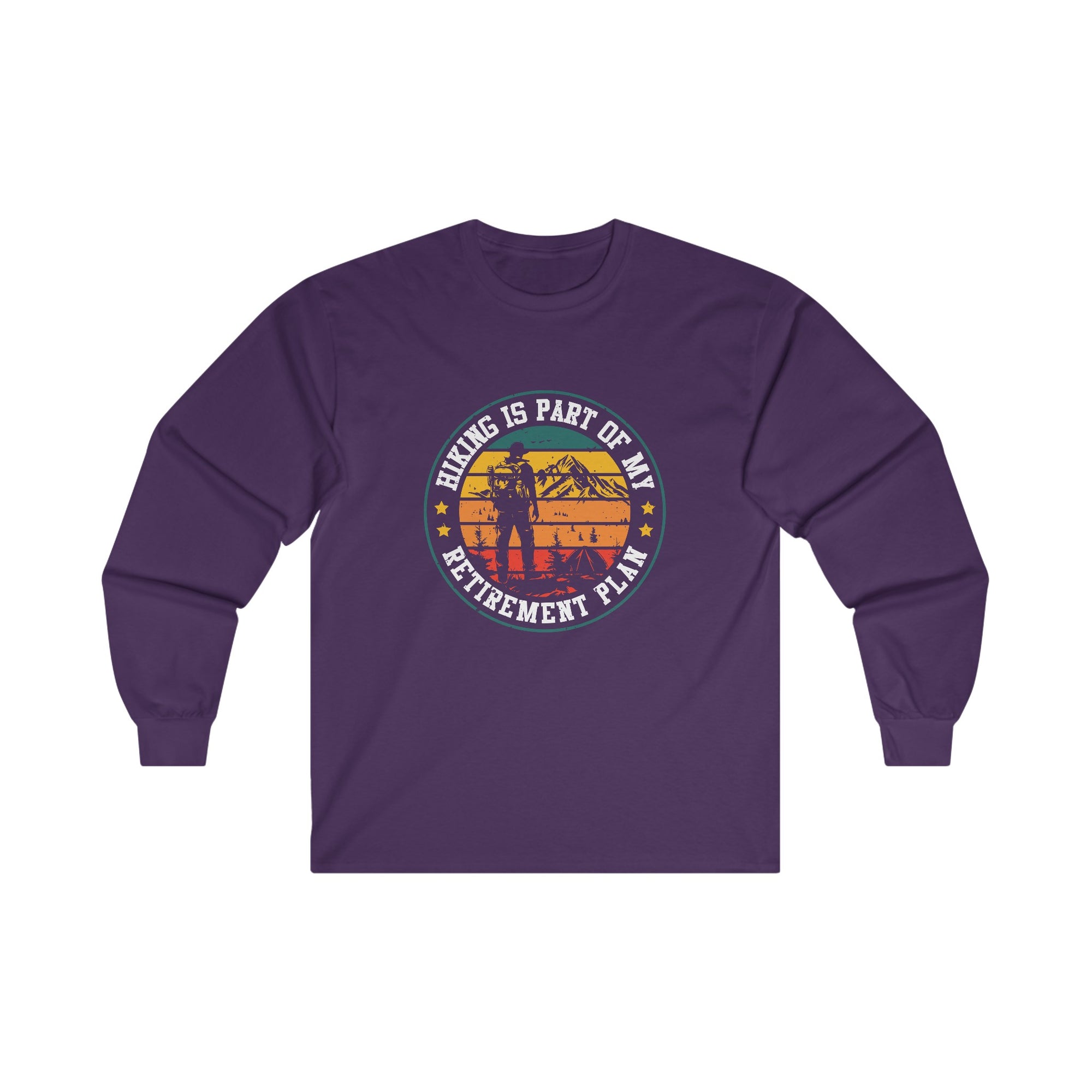 Retirement Plan - Men's Long Sleeve Tee - T&L Apparel Store