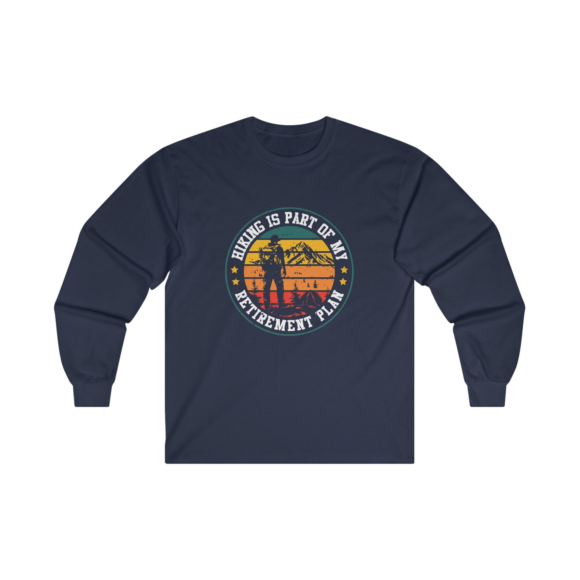 Retirement Plan - Men&#39;s Long Sleeve Tee - T&amp;L Apparel Store