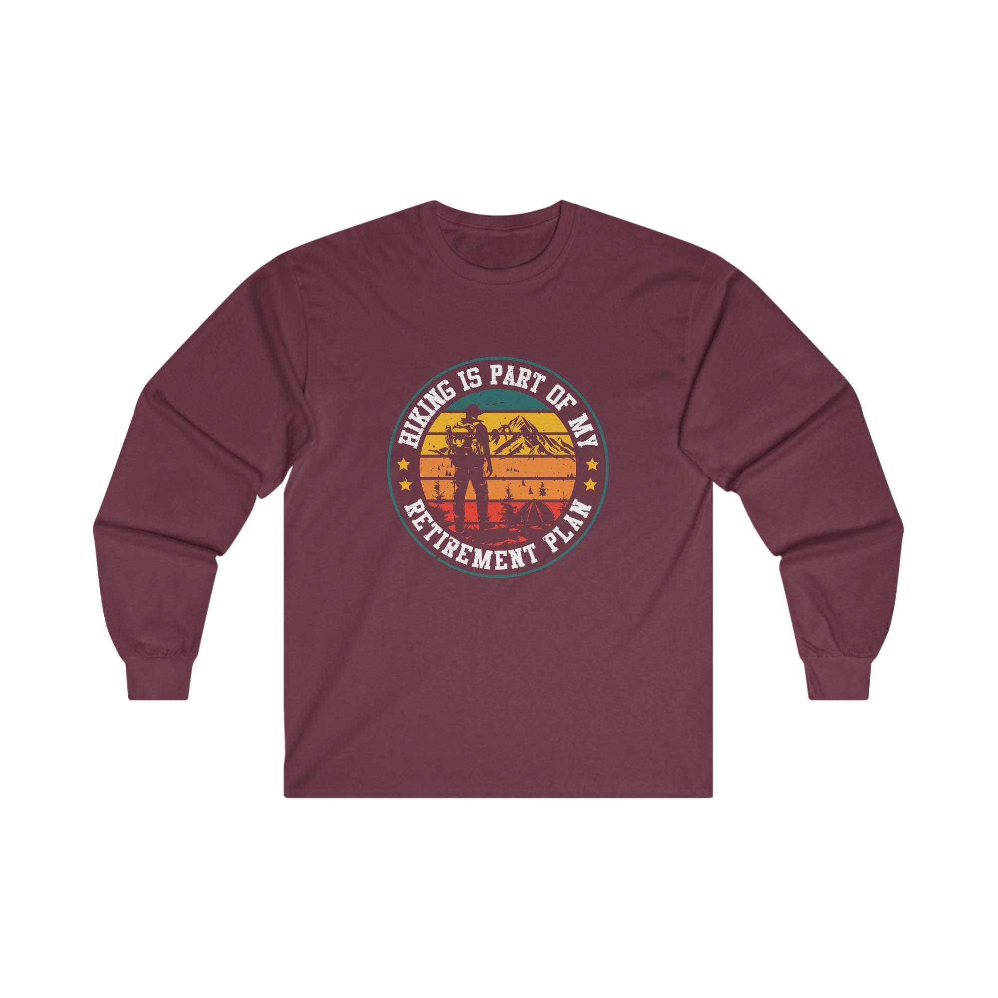 Retirement Plan - Men's Long Sleeve Tee - T&L Apparel Store