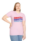 AMERICA AMERICA Women's Softstyle T-Shirt