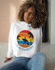 California - Women's Relaxed Fit Crop Hoodie - T&L Apparel Store