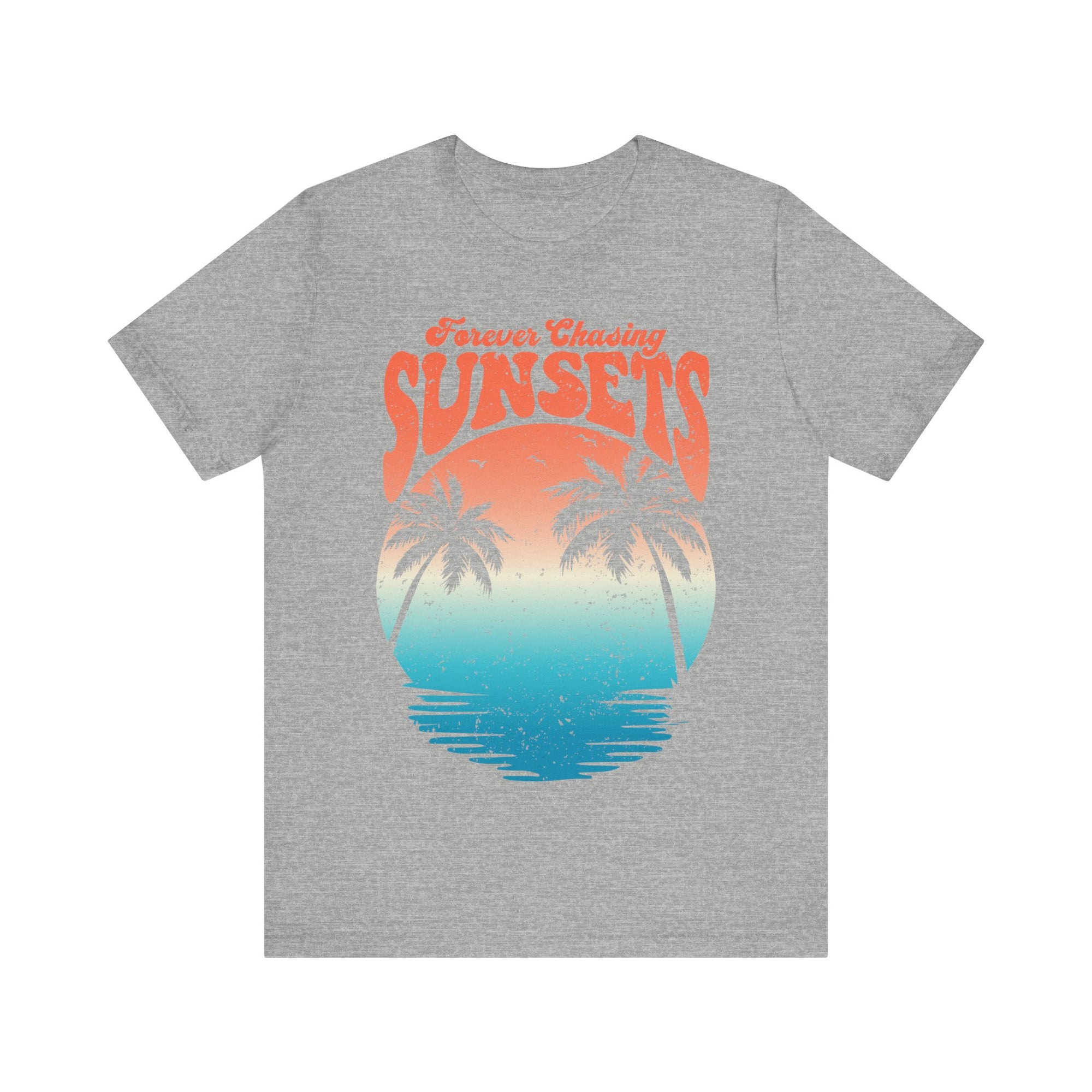 CHASING SUNSET Women&#39;s Relaxed Short Sleeve Tee - T&amp;L Apparel Store