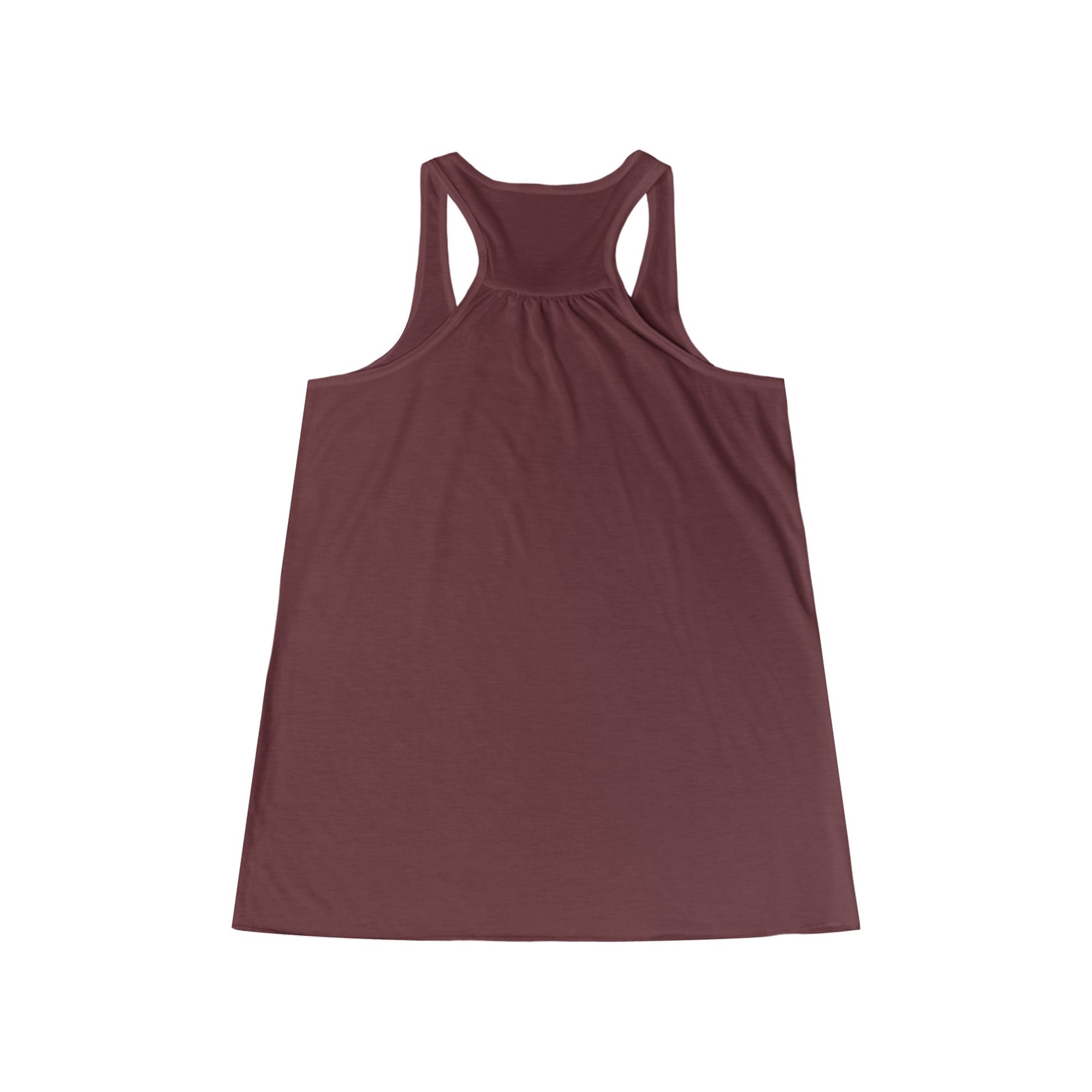Maroon tank top on a white background