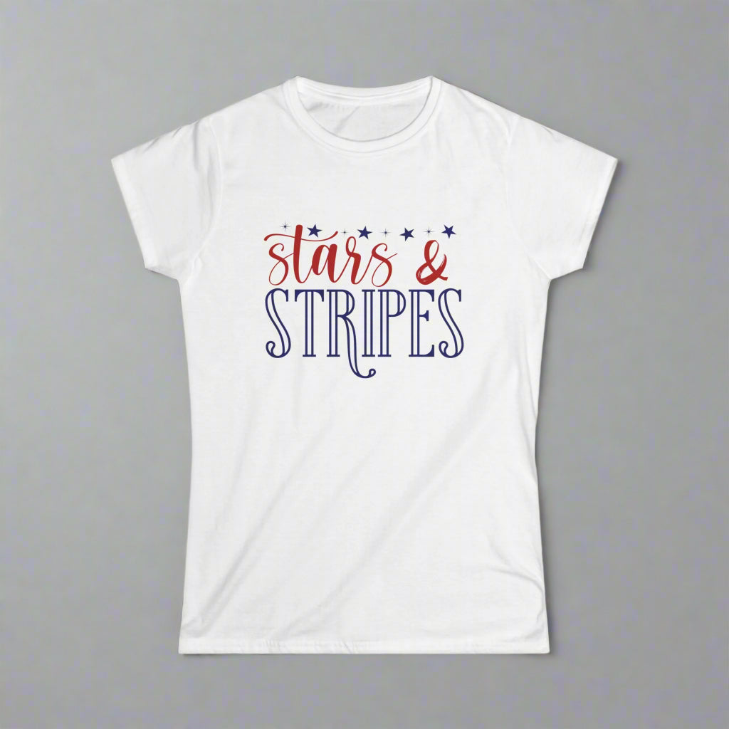 STARS & STRIPES Women's Tee White T-Shirt