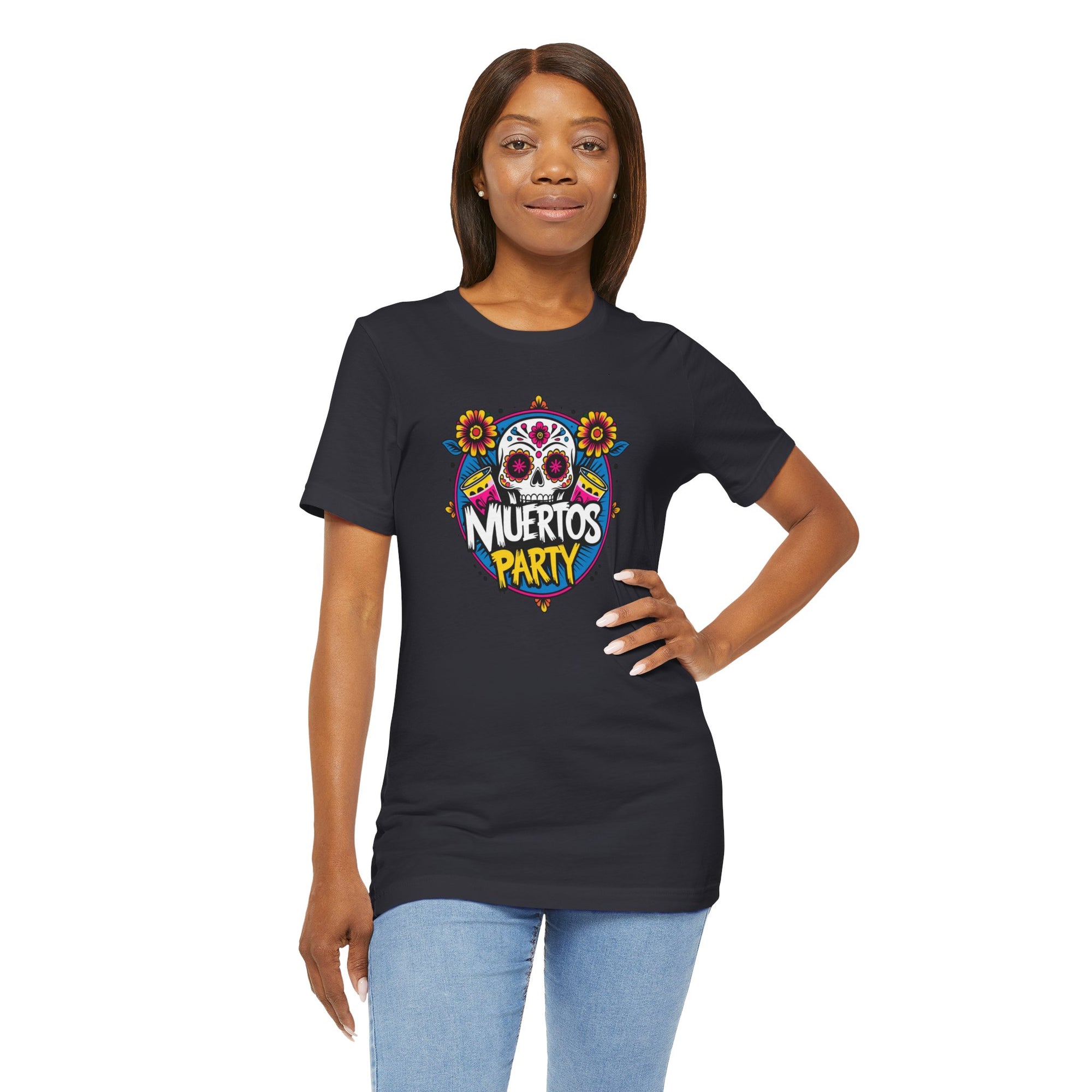Dia de los Muertos Skulls Unisex Tee