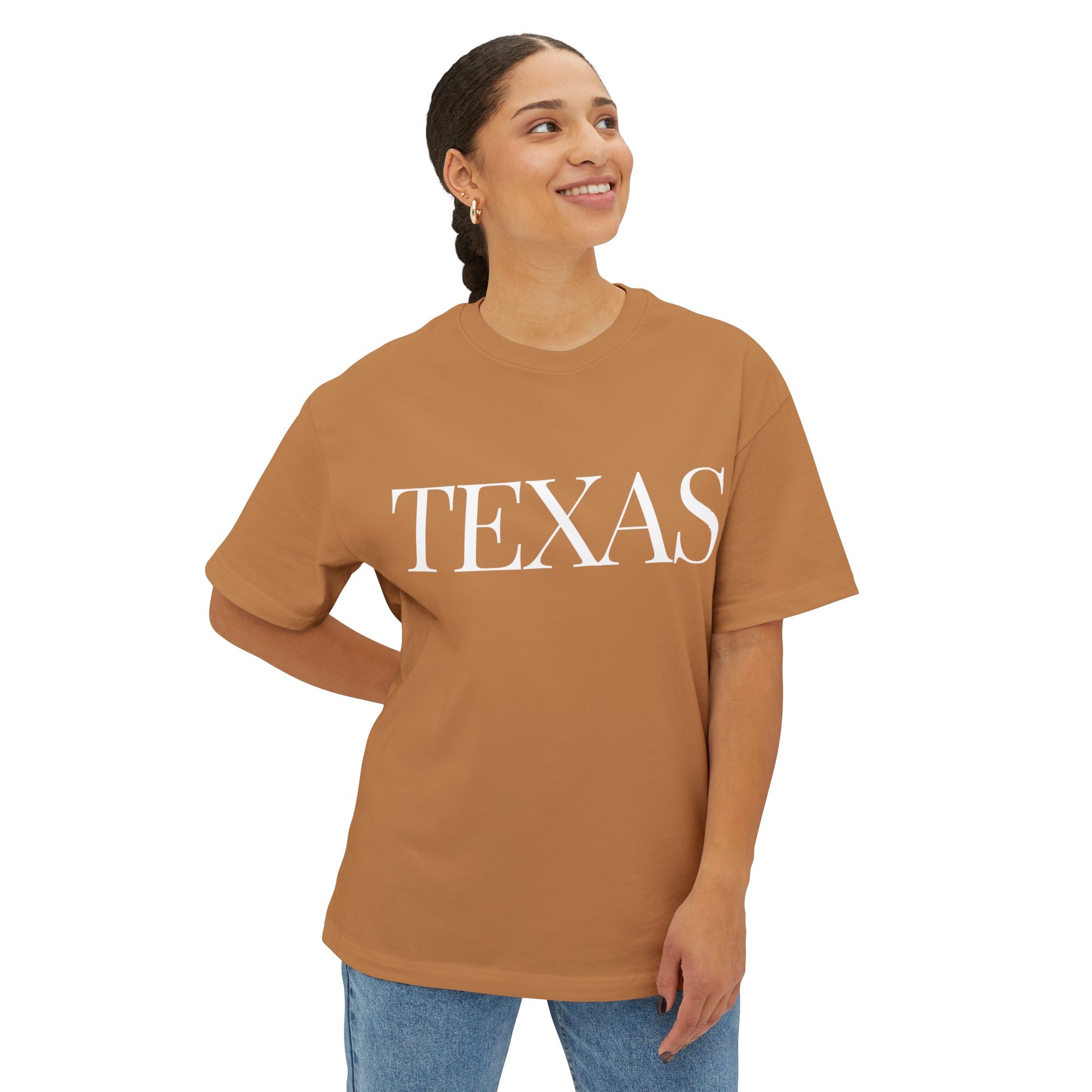 TEXAS Women&#39;s Oversized Boxy Tee - T&amp;L Apparel Store