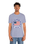 USA Men's Jersey Short Sleeve Tee Shirt - T&L Apparel Store