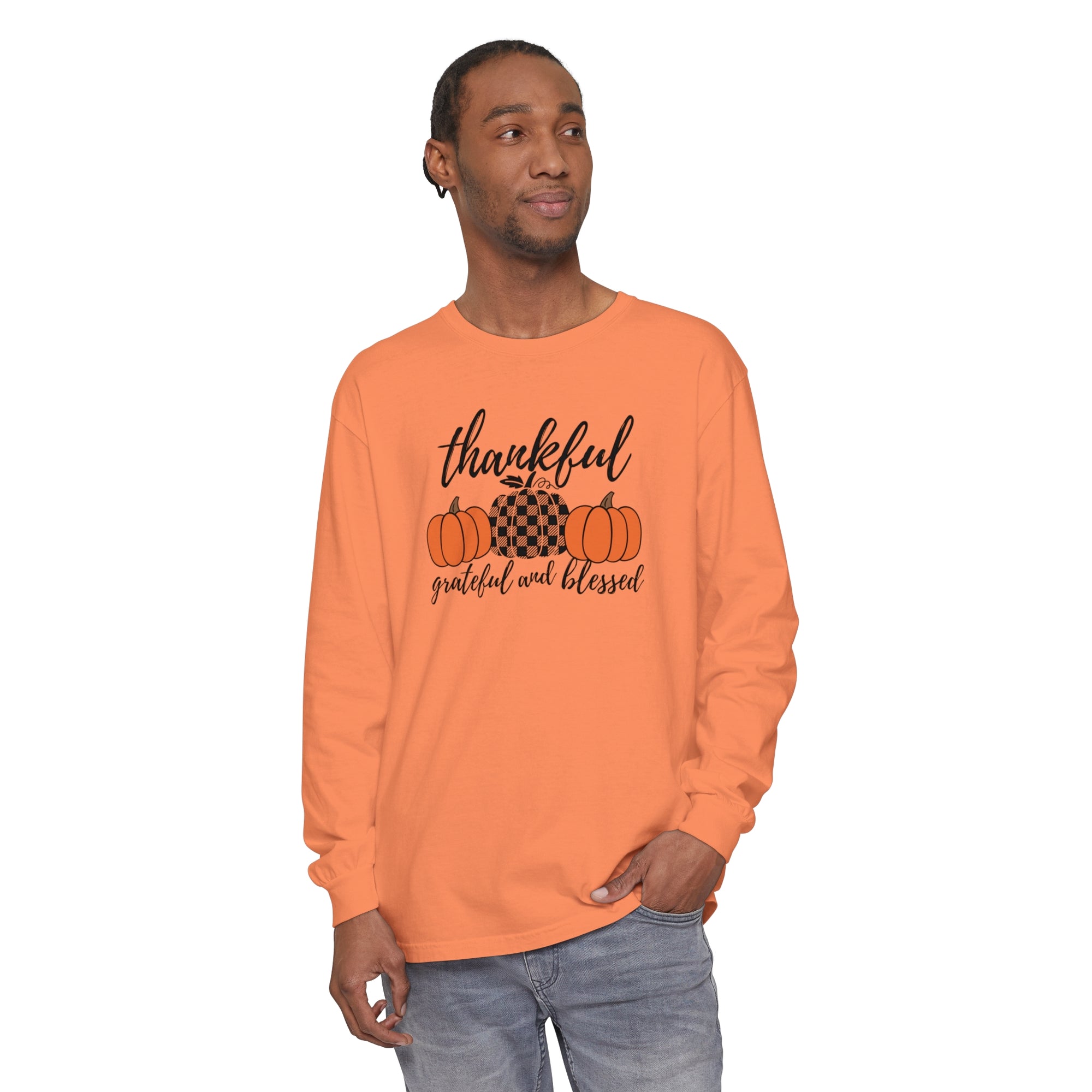 Thankful Grateful Blessed -Unisex Long Sleeve T-Shirt