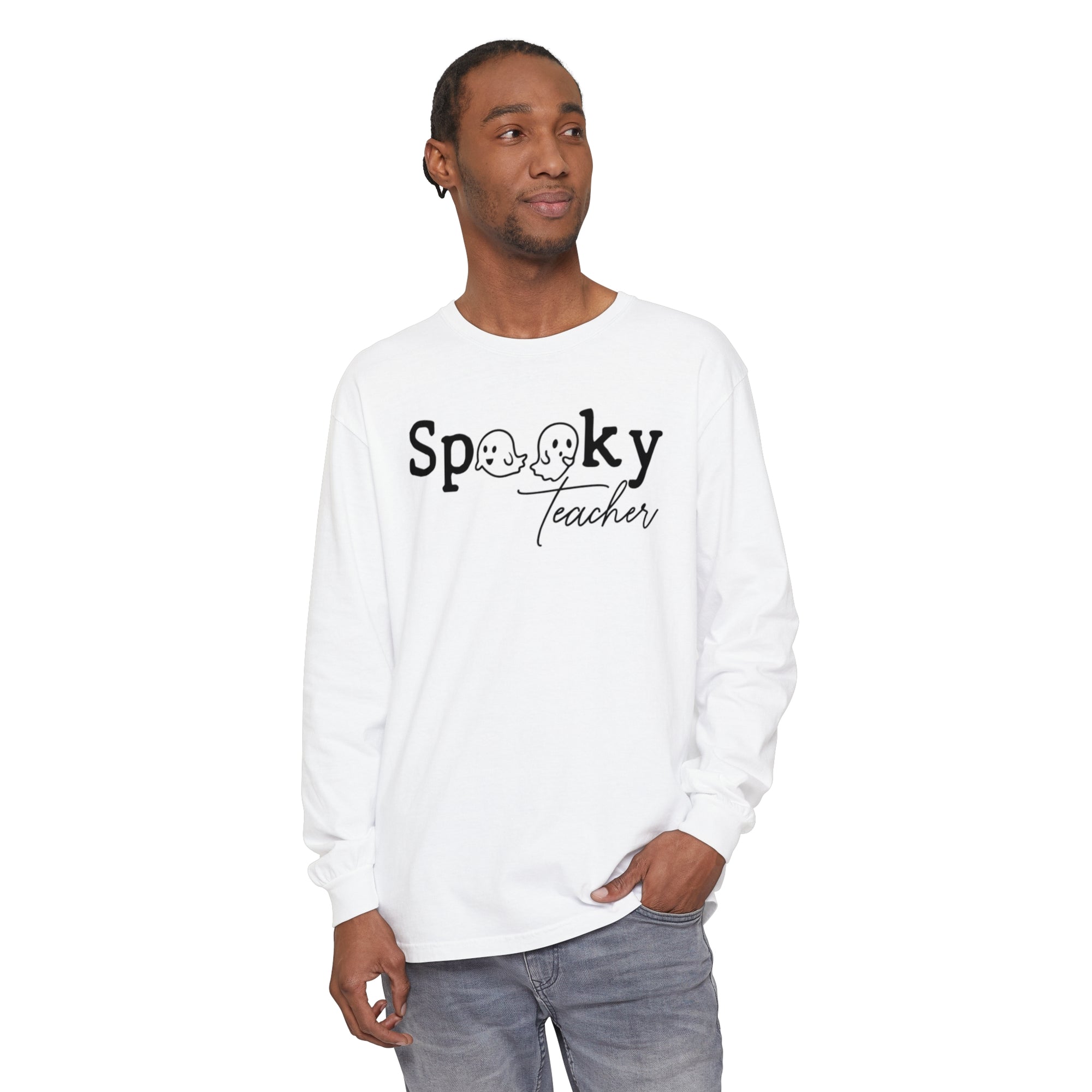 Spooky Teacher Unisex Long Sleeve T-Shirt