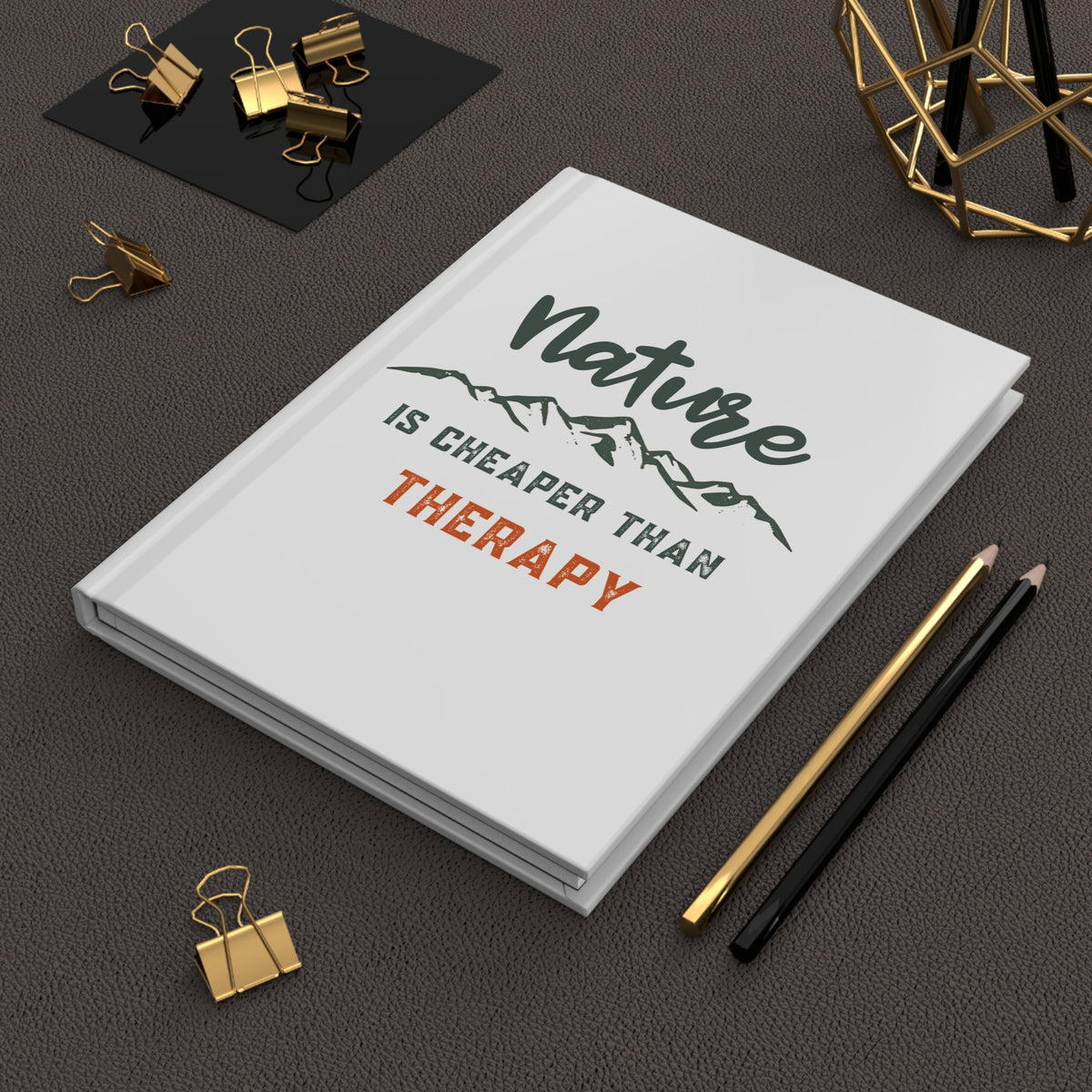 Customize Your Hardcover Journal — Lined Notebook for Multipurpose