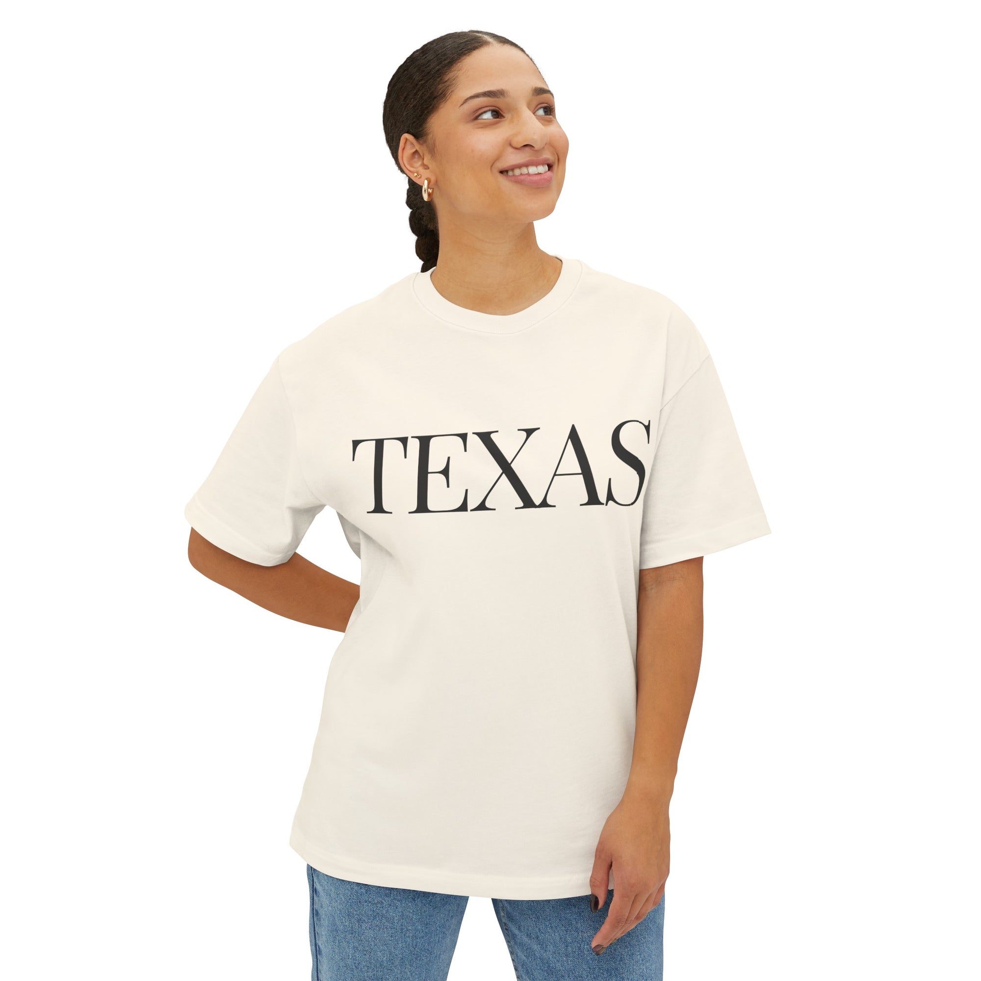 TEXAS Women&#39;s Oversized Boxy Tee - T&amp;L Apparel Store