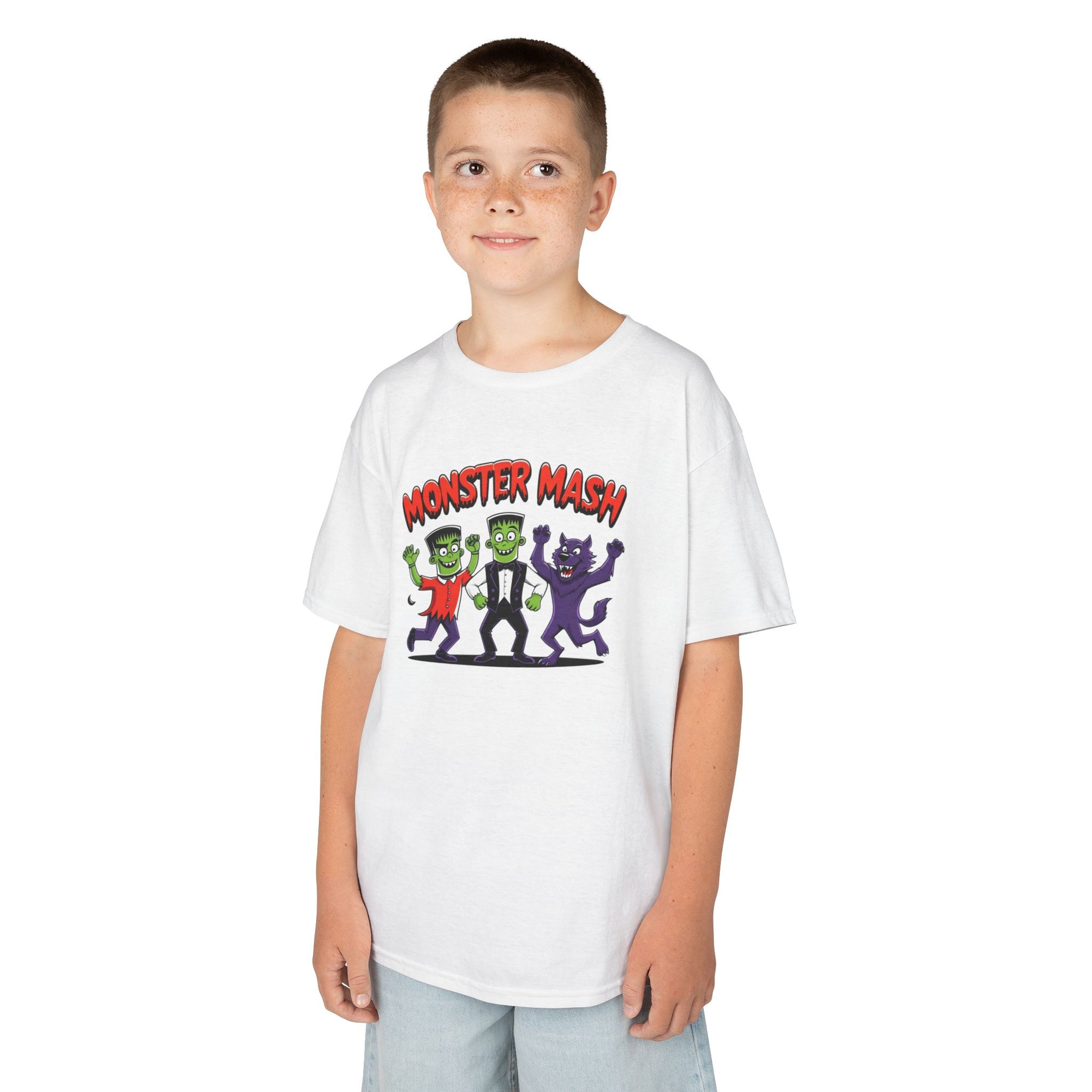 Kids Monster Mash Tee | Halloween Shirt, Boys Girls Tee, Fun Costume Shirt, Trick-or-Treat Apparel, Spooky Season T-shirt