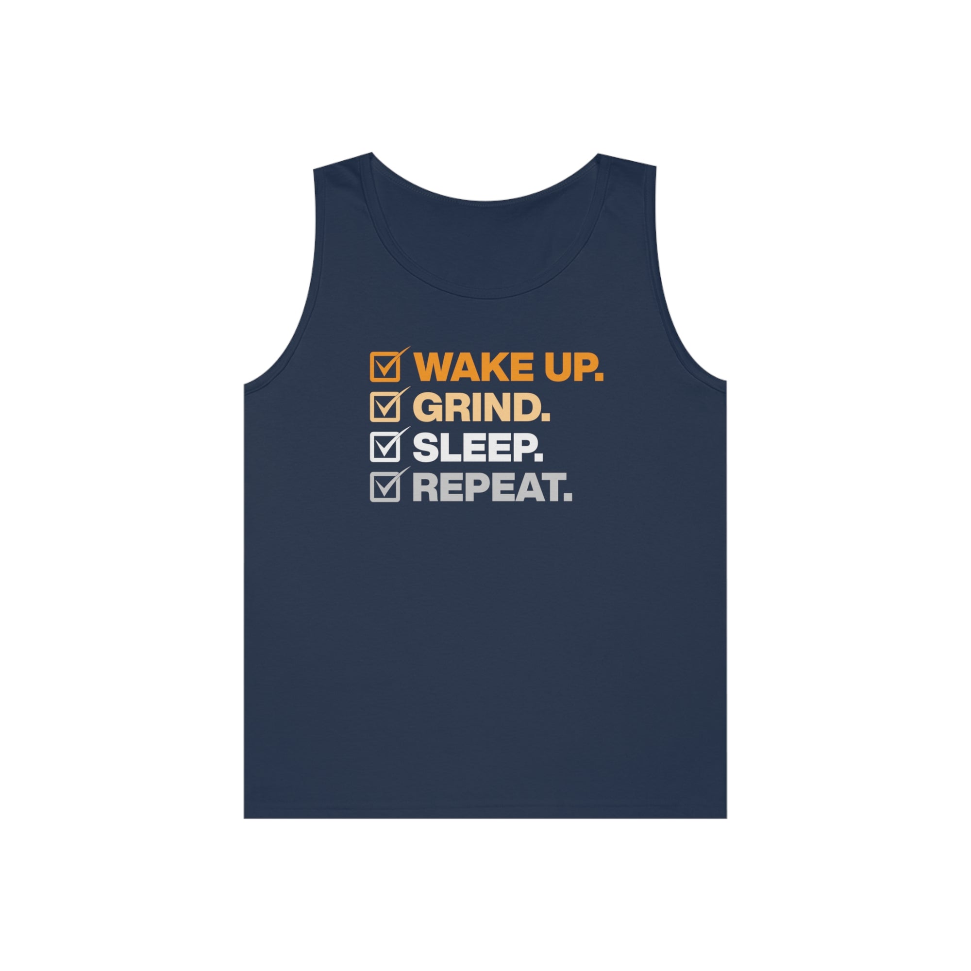 WAKE UP GRIND REPEAT Men&#39;s Tank Top - T&amp;L Apparel Store