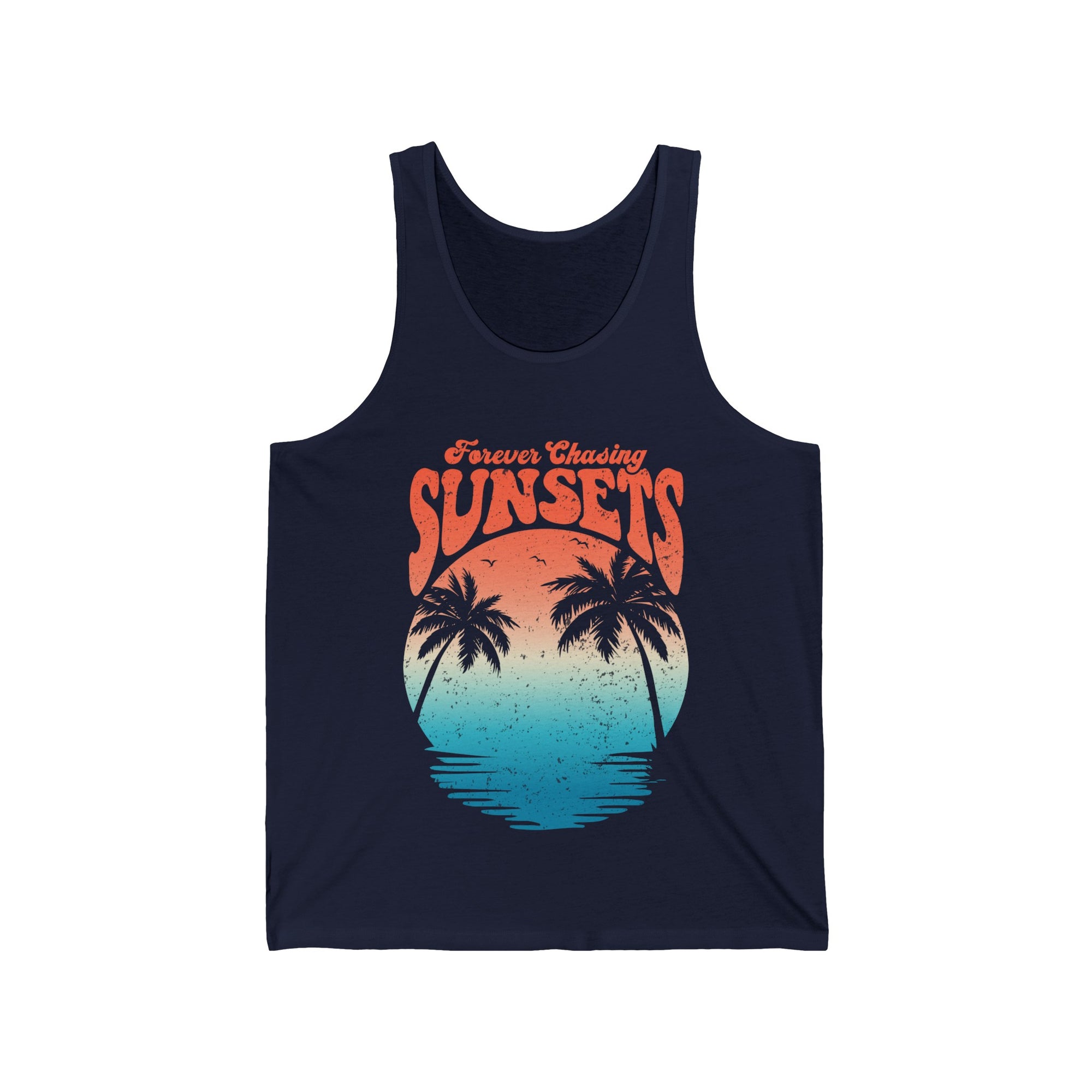 CHASING SUNSET Women&#39;s Jersey Tank - T&amp;L Apparel Store